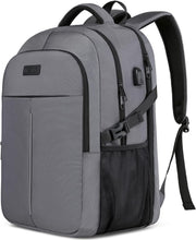Carica l'immagine nel visualizzatore di Gallery, Della Gao Zaino Uomo Zaino per PC Portatile, Zaino Porta PC 15.6/17 Pollici Zaino Antifurto Impermeabile, Zaino Lavoro con Fessura USB, Zaino PC per Universita Scuola Viaggio, Nero