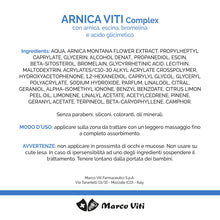 Carica l'immagine nel visualizzatore di Gallery, Marco Viti Arnica Viti Complex, 100 ml, Emulsione Lenitiva a Rapido Assorbimento, Con Arnica 5 percento, Escina, Bromeli