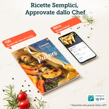 Carica l'immagine nel visualizzatore di Gallery, COSORI Friggitrice ad Aria 5,5 Litri, Air Fryer, 1700W, 13 Funzioni, 85% Meno Olio, 75-205°C, Fino al 50% Più Veloce del Forno, 100 Ricette Italiane, Display Digitale, CP158 Nero