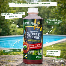Carica l'immagine nel visualizzatore di Gallery, Achat nature - Liquido per trappola vespe e calabroni, 500 ml