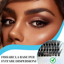 Carica l'immagine nel visualizzatore di Gallery, VEGCOO 560 Pezzi Ciglia Finte Extension Ciglia, 60-100-120-150D Curl Ciglia Finte Ciuffetti, 10-16mm Kit Eyelash Extensi