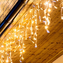 Carica l'immagine nel visualizzatore di Gallery, WOWDSGN Luci di Natale da Esterno Cascata 10M 440 LED, Tenda Luminosa Esterna, 8 Modalità Tenda Luminosa Esterno con Impermeabile Decorazioni Giardino per Esterno Bianco Caldo