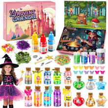 Carica l'immagine nel visualizzatore di Gallery, Gaeymy Calendario Dell'avvento 2024, 24 Kit Pozioni Magiche Bambina, Gioco Creativo Magia Bambini Fai da Te, Kit Lavoretti Creativi per Kinder, Regalo Natale Giochi Bimbe Ragazza 5 6 7 8 9 10 Anni