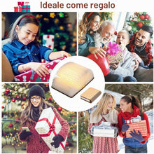 Carica l'immagine nel visualizzatore di Gallery, Lampada Libro LED - Dimmerabile a Forma di Libro, USB Ricaricabile - Decorazioni Casa, Idea Regalo Originale