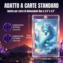 Carica l'immagine nel visualizzatore di Gallery, Wigearss 10 Pezzi 35PT Carte Cornici Acriliche Magnetiche Trasparente Protezione UV Custodie per Carte Magic, MTG, Sport