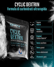 Carica l'immagine nel visualizzatore di Gallery, GEN GERMAN ELITE NUTRITION Destrina Ciclica (Cluster Dextrin®) -1000 g