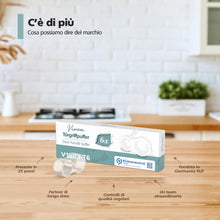 Carica l'immagine nel visualizzatore di Gallery, 6 x Fermaporta per maniglie Trasparente