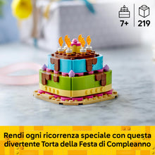 Carica l'immagine nel visualizzatore di Gallery, LEGO Torta della festa di compleanno 40815