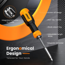 Carica l'immagine nel visualizzatore di Gallery, JOREST 25 in 1 Set Cacciaviti, Cacciavite Magnetico con Torx Piatto Croce