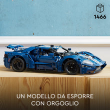 Carica l'immagine nel visualizzatore di Gallery, LEGO Technic Ford GT 2022, Kit Modellino di Auto da Costruire per Adulti, Idea Regalo per Uomo, Donna, Lui, Lei, Marito o Moglie, Supercar in Scala 1:12 con Dettagli Originali, Set da Collezione 42154