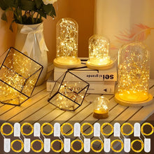 Carica l'immagine nel visualizzatore di Gallery, Frasheng Micro LED Luci Stringa 15pz,2m 20LEDs Micro Catena Di Lampada d'Atmosfera,Mini Lampada a fili di rame Bianco Ca