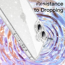 Carica l'immagine nel visualizzatore di Gallery, JETech Cover Glitter per iPhone 16, Trasparente