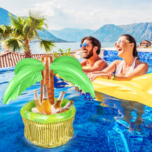 Carica l&#39;immagine nel visualizzatore di Gallery, Glovios Palma Gonfiabile Raffredda Bottiglie, Secchiello per Ghiaccio, Piscina per Feste in Spiaggia
