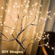 Carica l'immagine nel visualizzatore di Gallery, XVZ LED Albero Bonsai Lampada da Tavolo, 108 LED Luce Notturna a Operata a Batteria e USB, DIY Regolazione dei rami per 