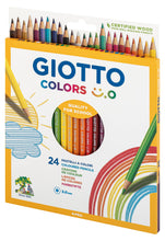 Carica l&#39;immagine nel visualizzatore di Gallery, Giotto Pastelli colorati Colors Smile - 24 pezzi