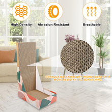 Carica l'immagine nel visualizzatore di Gallery, Tiragraffi per Gatti, Adulti Cat Multi-Scratch Cardboard Scratching Post, per Gatti a Forma di L Graffiatoio Gatto Scratching Board, Cartone Colonna Tira Graffi, per Pareti e Angoli