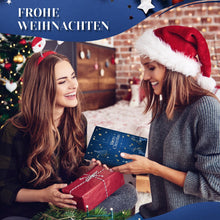 Carica l'immagine nel visualizzatore di Gallery, KAZATE Calendario dell'Avvento 2024 Donna Gioielli Bracciale,Calendario Avvento Ragazza Sorprese Regali,Bambina Natalizi Ciondoli Kit 2 Catene 22 Charms Accessori fai da te Perline Blue