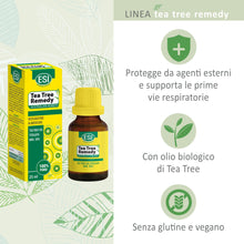 Carica l'immagine nel visualizzatore di Gallery, ESI - Tea Tree Remedy Oil, Olio Biologico, Integratore Alimentare, Migliora la Resistenza Fisiologica a Severe Condizion