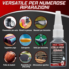 Carica l'immagine nel visualizzatore di Gallery, Colla di Gomma Extra Forte 30g, Adesivo Impermeabile ad Alta Resistenza per Pneumatici, Scarpe, Stivali, Cinture e Ripar
