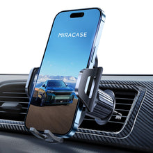 Carica l'immagine nel visualizzatore di Gallery, miracase Porta Cellulare Auto [Gancio Metallico] Supporto Telefono Auto 360° Regolabile, Porta Telefono Auto Ideale Per 