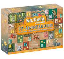 Carica l'immagine nel visualizzatore di Gallery, PLAYMOBIL Wiltopia 71006 Calendario Dell'Avvento Fai da Te, Viaggio degli Animali Intorno, Include 23 Animali da Tutto, Giocattolo Sostenibile per Bambini dai 4 Anni in su