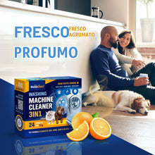 Carica l'immagine nel visualizzatore di Gallery, WoldoClean 3in1 Pulitore e Cura Lavatrice Peli - Pet Anticalcare Pastiglie