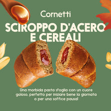 Carica l'immagine nel visualizzatore di Gallery, Misura Naturìcca Cornetti Sciroppo d'Acero e Cereali, Plant Based