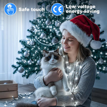 Carica l'immagine nel visualizzatore di Gallery, Luci Albero di Natale, 20+3M 200LED Luci Natale Esterno Batteria 1200mAh