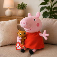 Carica l'immagine nel visualizzatore di Gallery, Ty Beanie Babies - Floppy, Collezione Peppa Pig, Peppa Pig, Morbido Peluche da Collezionare, Idea Regalo per Grandi e Pi