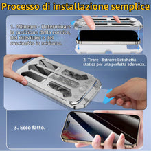 Carica l'immagine nel visualizzatore di Gallery, Tentoki 2 Pezzi Privacy Pellicola per iPhone 16 Pro/iPhone 17 (6.3'), Compatibile con Face ID, Durezza 9H+ Protezione Sc