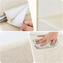 Carica l'immagine nel visualizzatore di Gallery, AiQInu Organizer Armadio da Appendere, Portatutto da Appendere con 3 Scomparti, Organizzatore Armadio, Lavabile Pieghevole, Salvaspazio Portaoggetti, Beige-3, 60x27x27cm