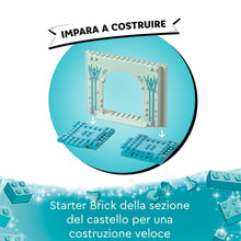 Carica l&#39;immagine nel visualizzatore di Gallery, LEGO Disney Princess Castello di Ghiaccio di Elsa di Frozen, Palazzo Giocattolo delle Principesse, Giochi per Bambine e Bambini da 4 Anni con Mini Bamboline e 2 Animali, Regalo di Compleanno 43238