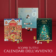 Carica l&#39;immagine nel visualizzatore di Gallery, Lindt Calendario Avvento Albero, Praline di Cioccolato Assortite in confezione natalizia, Formato 221g
