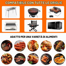 Carica l'immagine nel visualizzatore di Gallery, Relota 8PCS BBQ Griglia Tappetini, Tappetini da Barbecue Tappetino, 40x33CM