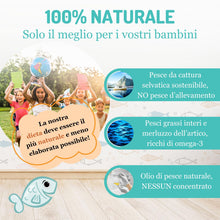 Carica l'immagine nel visualizzatore di Gallery, NORSAN Omega 3 Bambini FISK 150 ml Olio di Pesce Gusto Piacevole