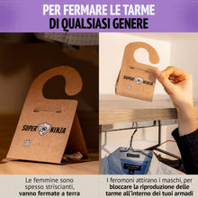 Carica l'immagine nel visualizzatore di Gallery, Super Ninja Antitarme per Armadi Vestiti, Trappole Tarme Vestiti, 4 Pezzi