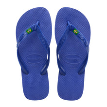 Carica l'immagine nel visualizzatore di Gallery, Havaianas - Top Brasil, Infradito Comode, Resistenti e Leggere con Suola Antiscivolo, Bandiera del Brasile sulle Strisce, Unisex Adulto, Marine Blue, 41/42 EU