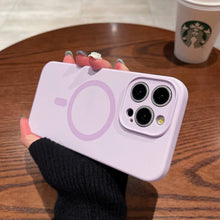 Carica l'immagine nel visualizzatore di Gallery, Mixroom - Custodia Cover per iPhone 12 Pro Max in Tpu silicone liquido morbido compatibile con MagSafe accessori con cer