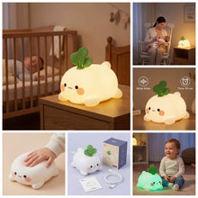Carica l'immagine nel visualizzatore di Gallery, OHAANYY Lampada Notte Silicone Panda LED Ricaricabile Sfumatura 7 Colori