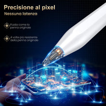 Carica l'immagine nel visualizzatore di Gallery, BAZO Penna Compatibile con iPad 2018-2025, Penna per iPad Palm Rejection, Ricarica rapida, Sensibilità All'inclinazione, per ipad 11 A16/10/9/8/7/6,Pro 11/12.9,Air 3/4/5/M2/M3,Mini 5/6. bs