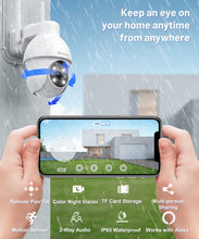 Carica l'immagine nel visualizzatore di Gallery, GALAYOU 2K Telecamera Wi-Fi Esterno/Interno, Videocamera Sorveglianza Esterno Wifi, IP Cam 360 Gradi PTZ con Visione Notturna a Colori, Sensore di Movimento, Audio Bidirezionale Y4 (1)