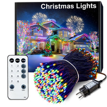 Carica l'immagine nel visualizzatore di Gallery, ARKOCHIC 35M Luci Albero di Natale, 300 LED Luci Natalizie da Esterno ed Interno, 8 Modalità con e Telecomando Lampade di Natale per Giardino, Balcone, Casa, Festa (Multicolore)