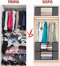 Carica l'immagine nel visualizzatore di Gallery, edihome, Scatole per Armadio, (3 unità), Contenitori Sottoletto, Salvaspazio, in Tessuto, Pieghevole, Scatole Vestiti Cambio Stagione (Grigio scuro, Pack di 3)