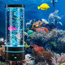 Carica l'immagine nel visualizzatore di Gallery, lampada lavica a bolla a LED per acquario, lampada lava a LED con telecomando, 16 colori e 4 modalità, per casa, camera 