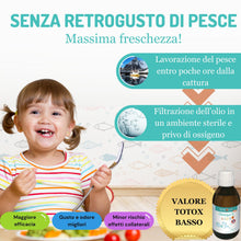 Carica l'immagine nel visualizzatore di Gallery, NORSAN Omega 3 Bambini FISK 150 ml Olio di Pesce Gusto Piacevole