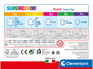 Clementoni - 20268 - Supercolor Puzzle - Disney Minnie - 30 Pezzi - Puzzle Bambini 3 Anni, Puzzle Cartoni Animati - Made In Italy