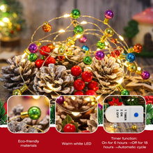 Carica l'immagine nel visualizzatore di Gallery, Bigzom Luci a LED in miniatura per folletti 2 m luce bianca calda