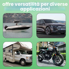 Carica l'immagine nel visualizzatore di Gallery, Offgridtec presa USB auto 12V/24V con copertura a ribalta, ricarica rapida (5V 2,4A USB-A + USB-C), caricatore da pannel