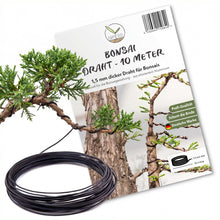 Carica l'immagine nel visualizzatore di Gallery, HAPPY SEED 10 m Filo per Bonsai in Alluminio anodizzato, Nero - Essenziale per Ottenere la Forma Desiderata del Bonsai -