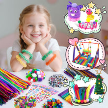 Carica l'immagine nel visualizzatore di Gallery, Sundaymot 5000 Pezzi Lavoretti Creativi per Bambini, Art Craft Set